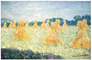 Sun Art Print - The Young Ladies Of Giverny, Sun Effect