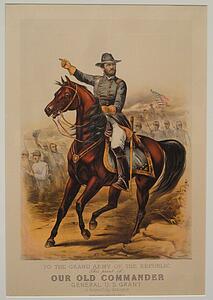 Army Art Print - To The Grand Army Of The Republic (Our Old Commander, General U. S. Grant), 1885