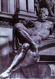 Tomb Of Lorenzo De' Medici. Detail. Dusk - Art Print Art Print - Tomb Of Lorenzo De' Medici. Detail. Dusk