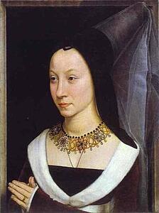 Art Print - Tommaso Portinari And His Wife. Part Of Diptych