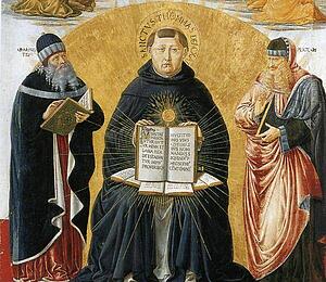 Art Print - Triumph Of St. Thomas Aquinas. Detail