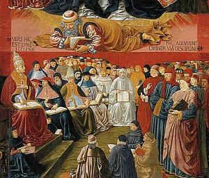 Art Print - Triumph Of St. Thomas Aquinas. Detail
