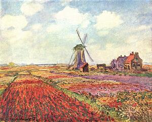 In Art Print - Tulip Fields In Holland
