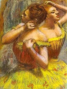 Two Dancers.(Deux Danseuse) - Art Print Art Print - Two Dancers.(Deux Danseuse)