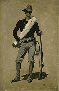 S Art Print - U. S. Soldier, Spanish-American War