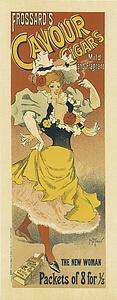 Une Art Print - Une Fabrique De Cigares, "frossard's Cavour Cigars".