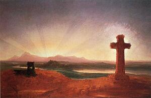 Art Print - Unfinished Landscape (The Cross At Sunset)