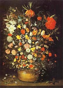 Vase With Flowers - Art Print Art Print - Vase With Flowers