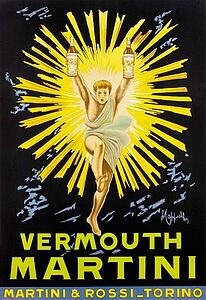 Cappiello Art Print - Vermouth Martini / Martini & Rossi - Torino