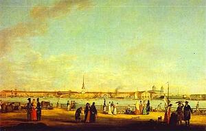 Art Print - View Of The Admiralty As Seen From The Embankment Of Vasilievsky Island