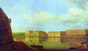 Art Print - View Of The Palace Sea-Front From The Fortress Of St. Peter And Paul