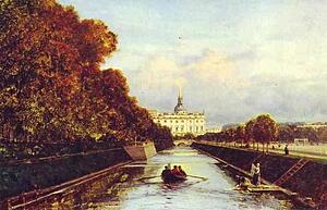 Art Print - View Of The St. Michael Palace In St. Petersburg From The Swan Canal
