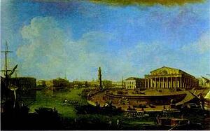 Art Print - View Of The Stock Exchange And The Admiralty From The Fortress Of St. Peter And Paul