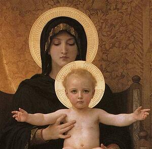 Virgin And Child. Detail - Art Print Art Print - Virgin And Child. Detail