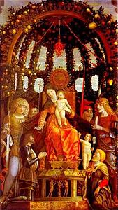 Virgin And Child Surrounded By Six Saints And Gianfrancesco Ii Gonzaga, Known As The Madonna Of Victory - Art Print Art Print - Virgin And Child Surrounded By Six Saints And Gianfrancesco Ii Gonzaga, Known As The Madonna Of Victory