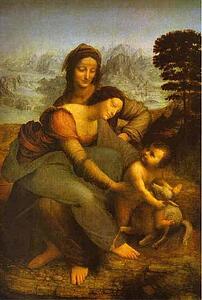 Virgin And Child With St. Anne - Art Print Art Print - Virgin And Child With St. Anne