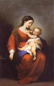 Virgin And Child - Art Print Art Print - Virgin And Child