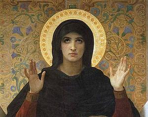 Art Print - Virgin Of Consolation. Detail