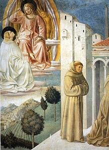 Vision Of St. Dominic And Meeting Of St. Francis And St. Dominic. Detail - Art Print Art Print - Vision Of St. Dominic And Meeting Of St. Francis And St. Dominic. Detail