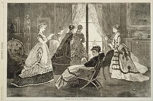 New Years Art Print - Waiting For Calls On New-Year's Day