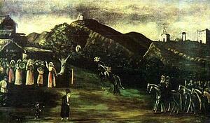 Art Print - Wedding In The Old-Time Georgia