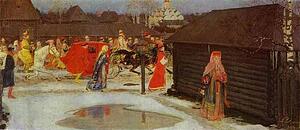 Wedding Train In The Xvii Century Moscow - Art Print Art Print - Wedding Train In The Xvii Century Moscow