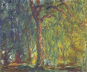 Claude Monet Art Print - Weeping Willow