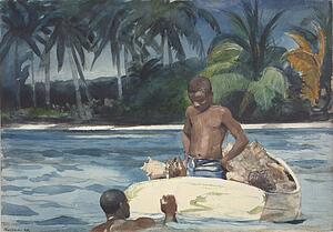West Art Print - West India Divers