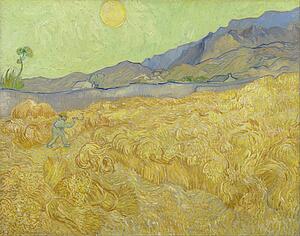 Reap Art Print - Wheatfield With A Reaper