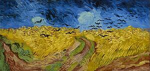 Wheatfield With Crows Art Print - Wheatfield With Crows