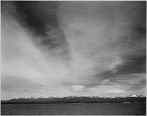 Strips Art Print - Wider Strip Of Mountains, "yellowstone Lake, Yellowstone National Park, " Wyoming. Photographs Of National Parks And Monuments, Compiled 1941 - 1942, Documenting The Period Ca. 1933 - 1942.