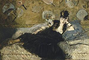 Woman With Fans Art Print - Woman With Fans