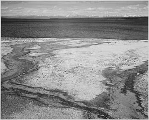Yellowstone Lake Art Print - Yellowstone Lake - Hot Springs Overflow, Yellowstone National Park, Wyoming. Photographs Of National Parks And Monuments, Compiled 1941 - 1942, Documenting The Period Ca. 1933 - 1942.