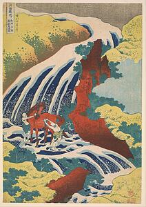 Hokusai Art Print - Yoshitsune Falls