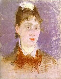 Young Girl With Wing Collar (Jeune Fille Au Col Cassé, De Face) - Art Print Art Print - Young Girl With Wing Collar (Jeune Fille Au Col Cassé, De Face)