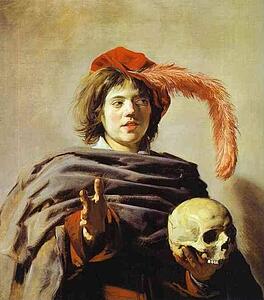 Art Print - Young Man With A Skull (Vanitas)