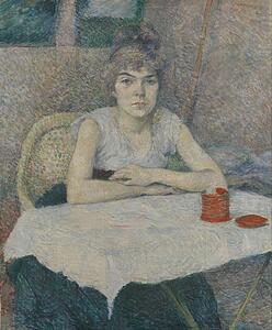 Table Art Print - Young Woman At A Table, 'poudre De Riz'